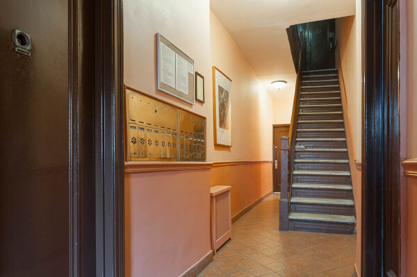  building lobby - clean, cheery.  small, peaceful building in great neighborhood (80th and2nd ave - upper east side